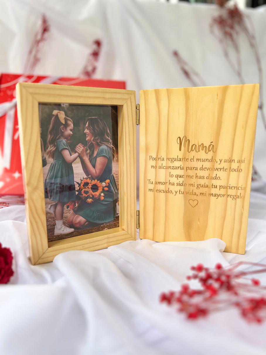 Cuadro elegante en madera