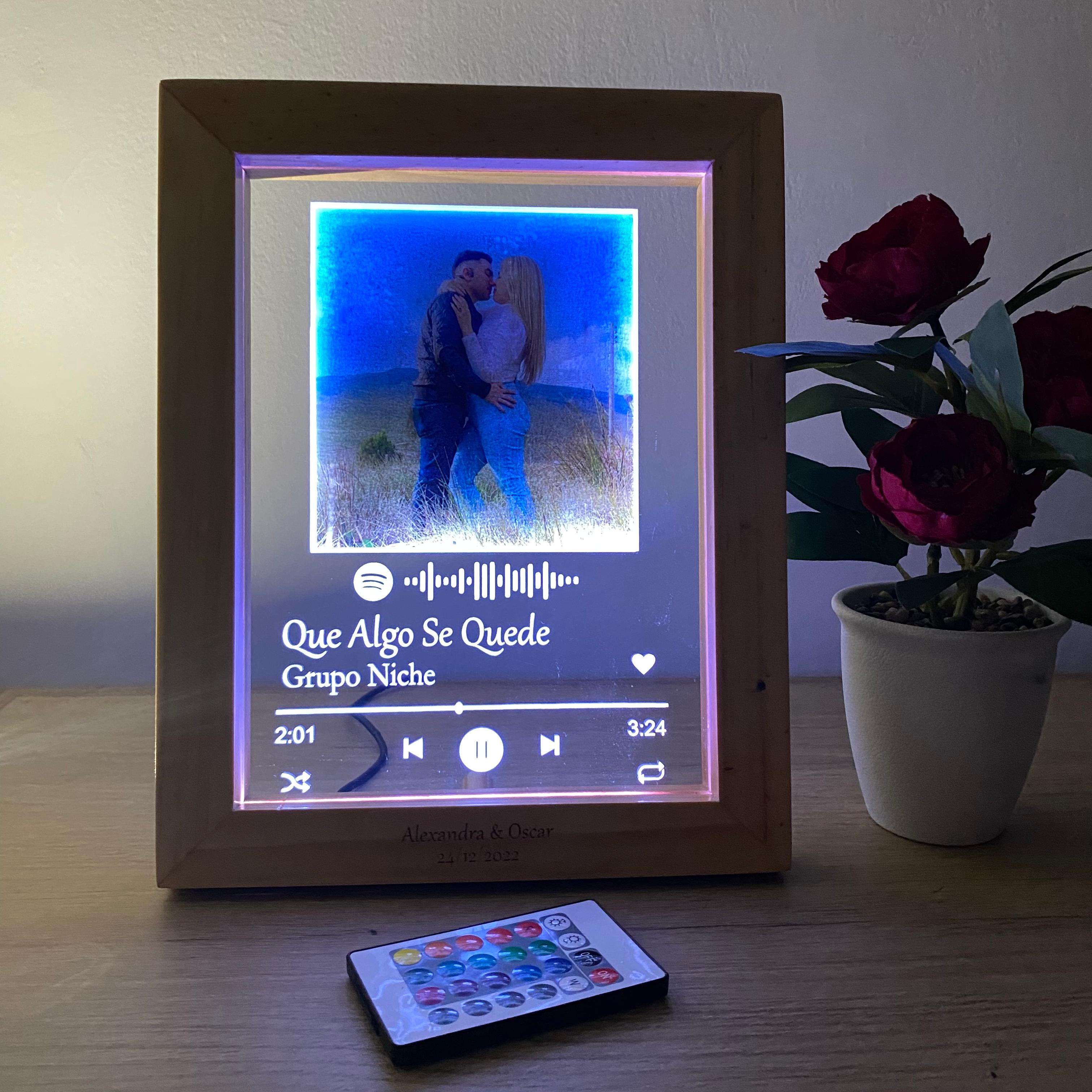 Portarretrato foto real estilo Spotify