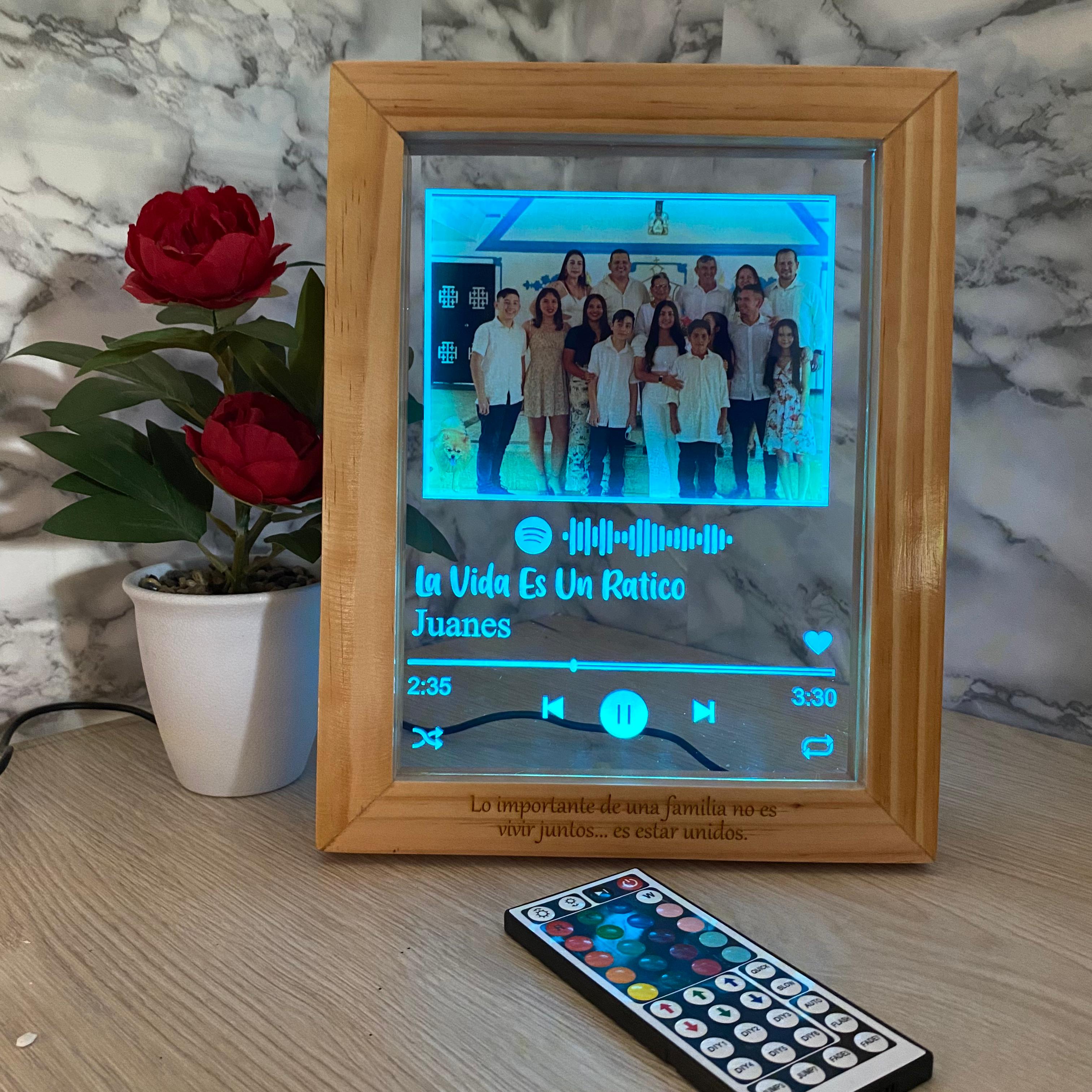 Portarretrato foto real estilo Spotify