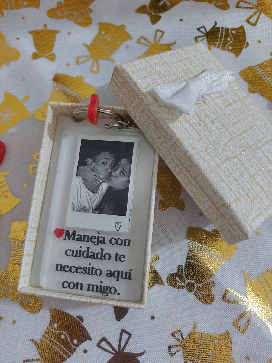 Llavero en acrílico personalizado