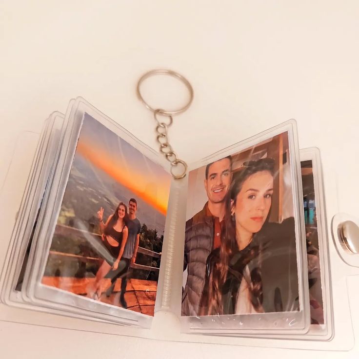 Mini Álbum de Fotos con Llavero