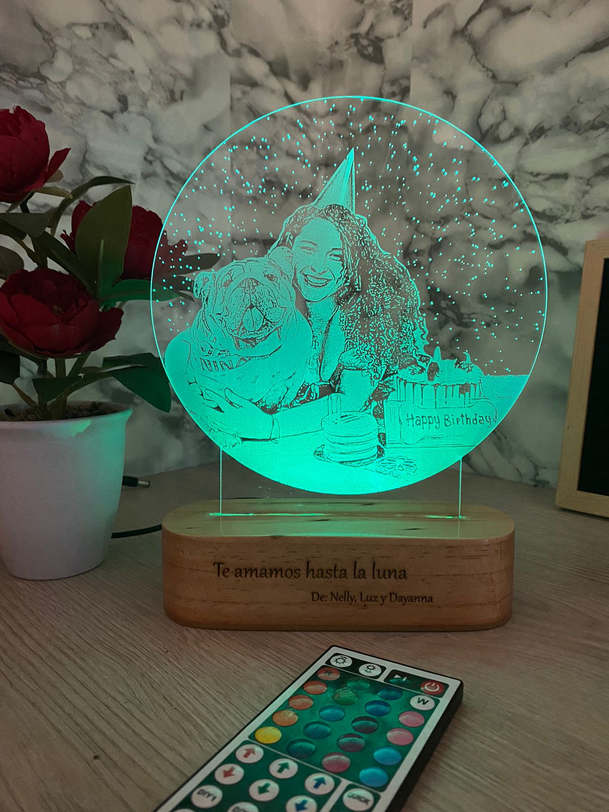 Lámpara Copos de Nieve