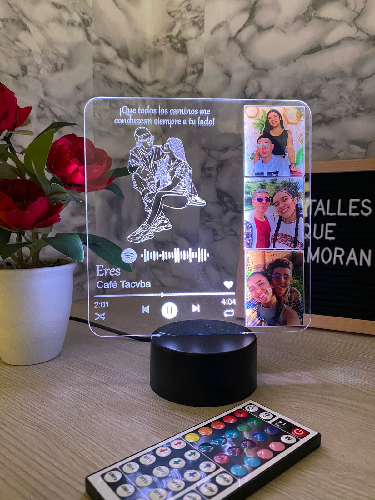 Lámpara led doble diseño