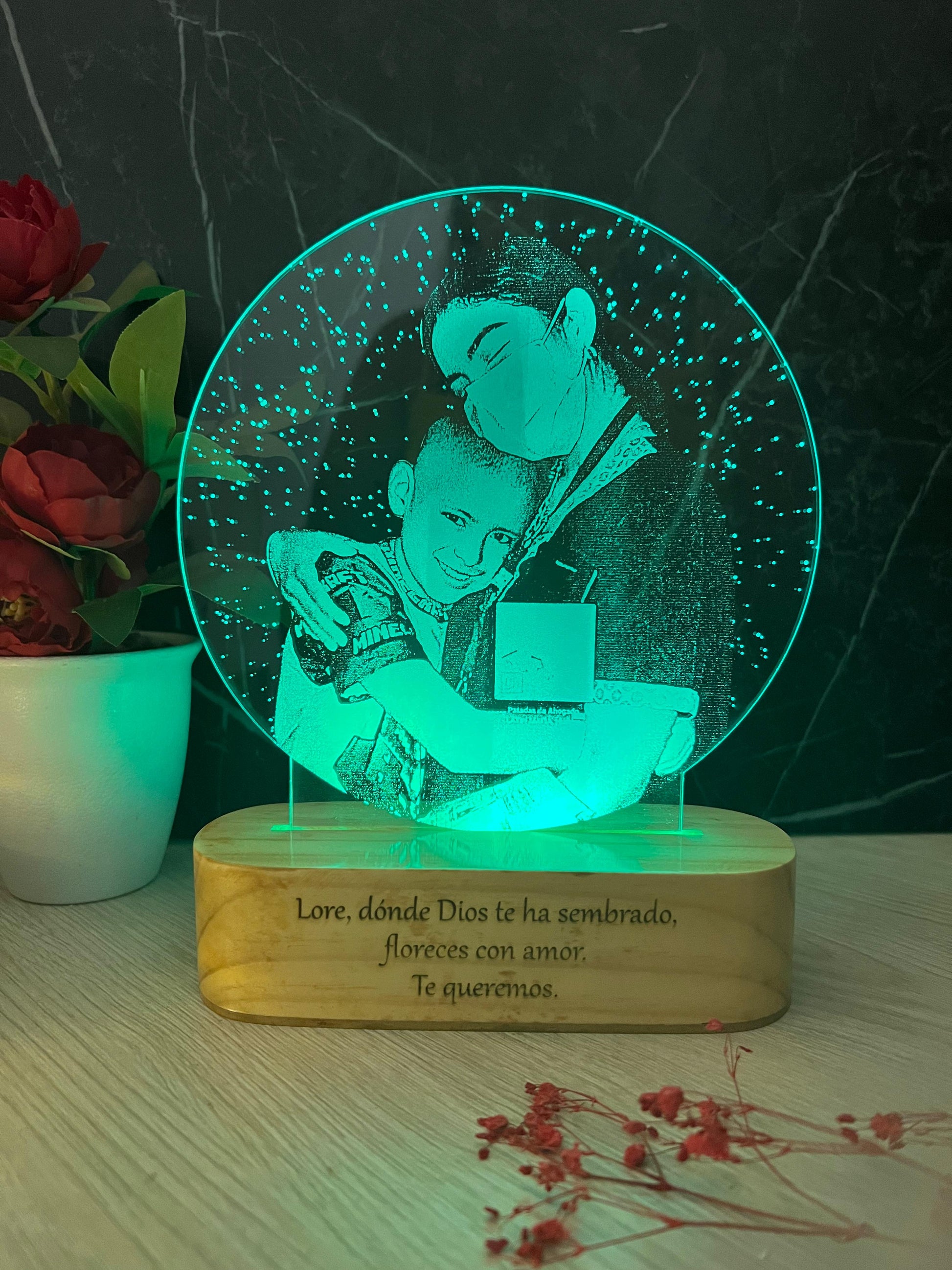 Lámpara Copos de Nieve