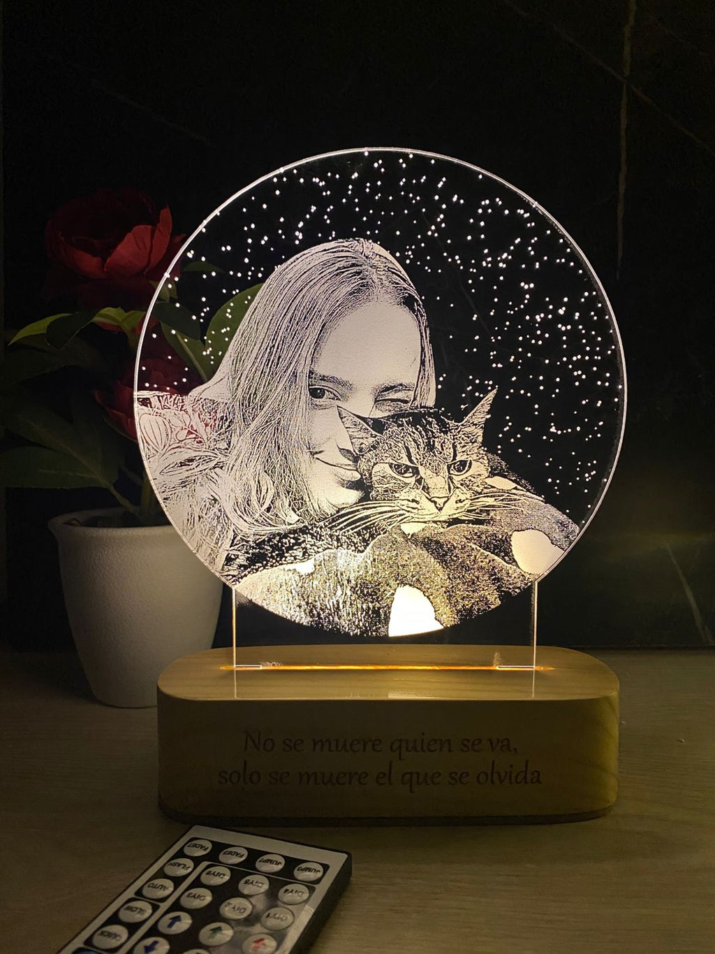 Lámpara Copos de Nieve