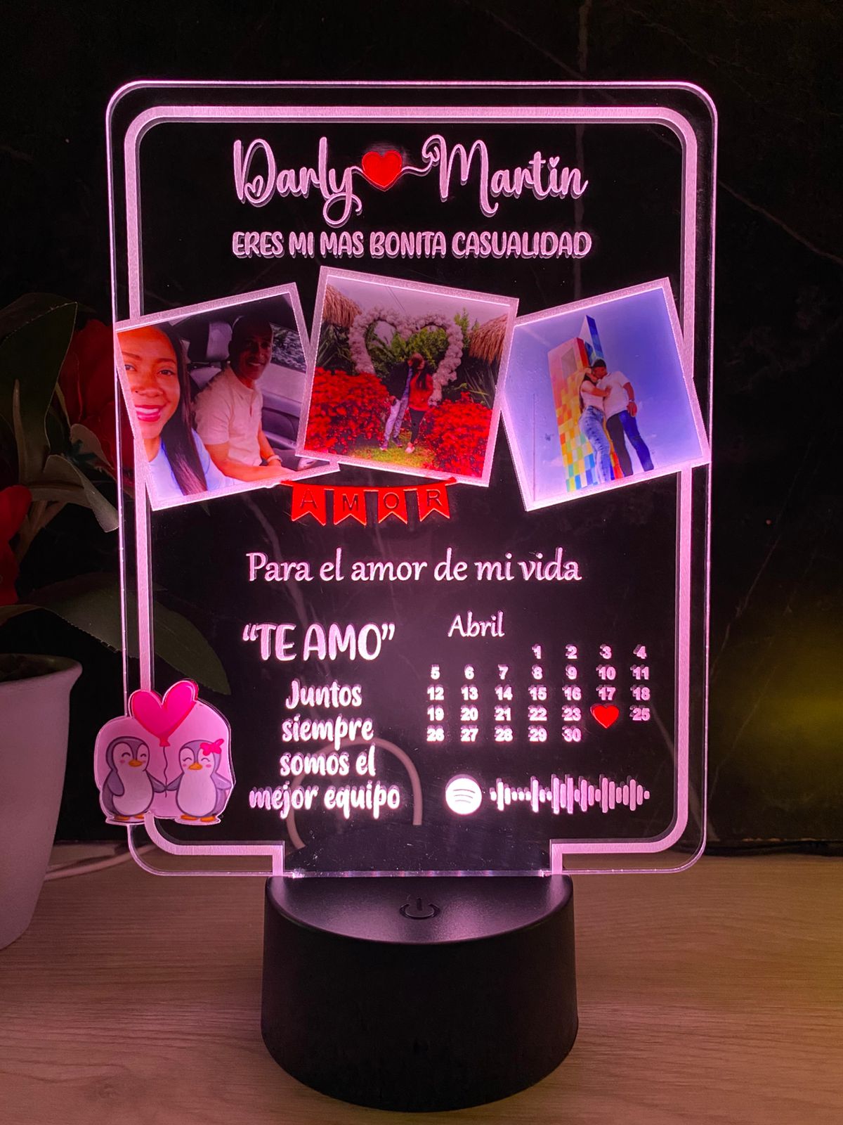 Lámpara Chispitas de amor