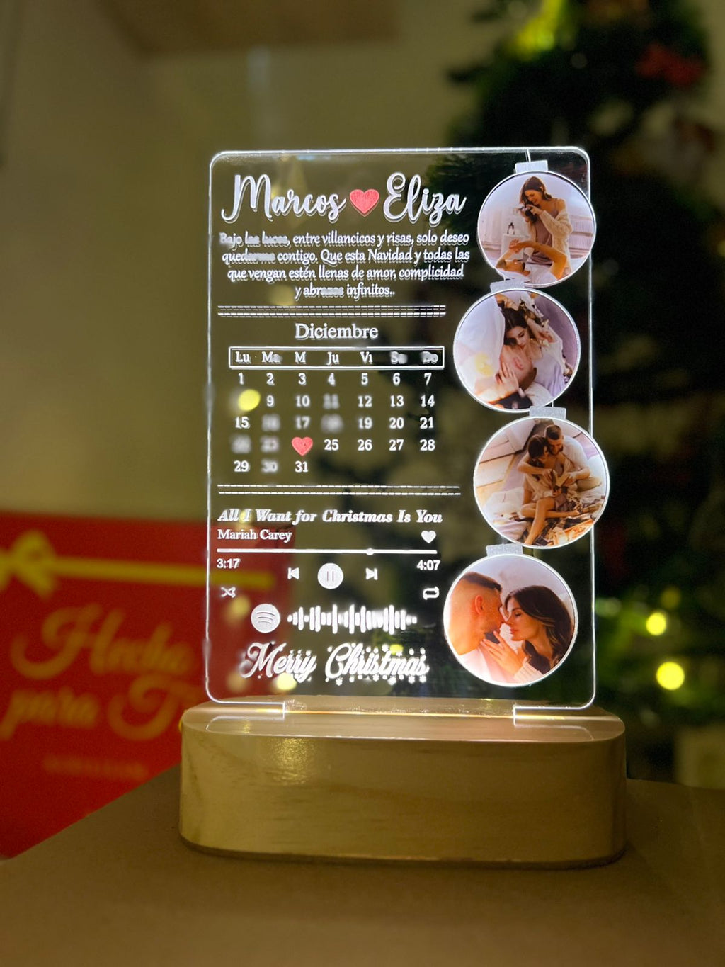 Lámpara Recuerdos iluminado