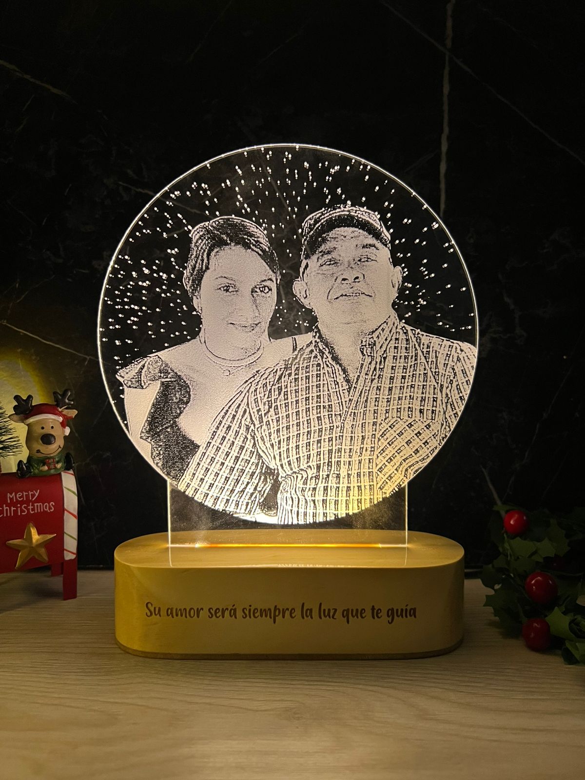 Lámpara Copos de Nieve