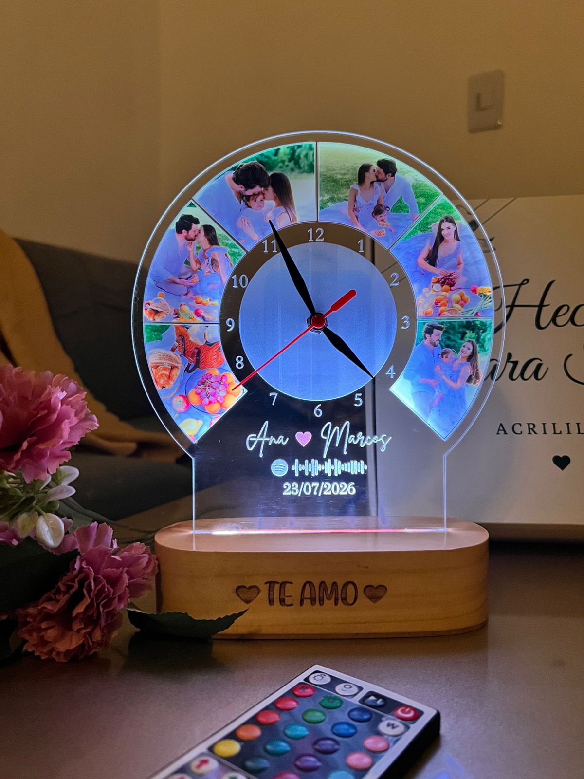 Lámpara Reloj Mamá