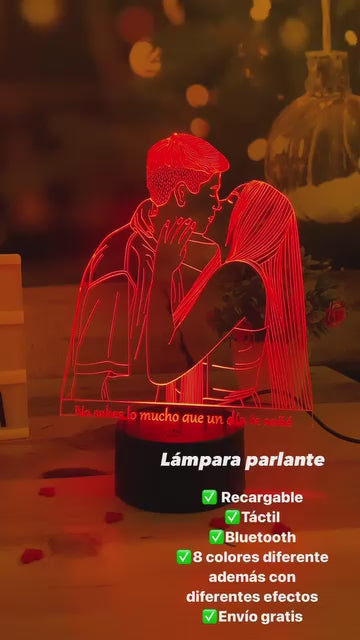 Lámpara Parlante Bluetooth Recargable Personalizada